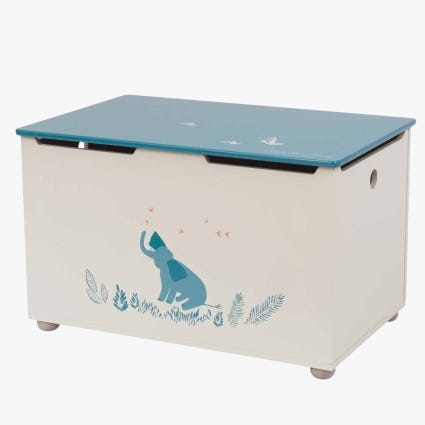 Coffre a jouets elephant Sous mon baobab Moulin Roty