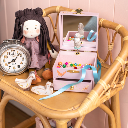 Boîte à musique coffret Fleur le lapin