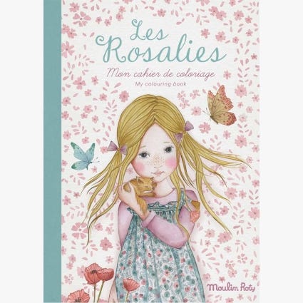 Cahier de coloriage Les Rosalies Moulin Roty