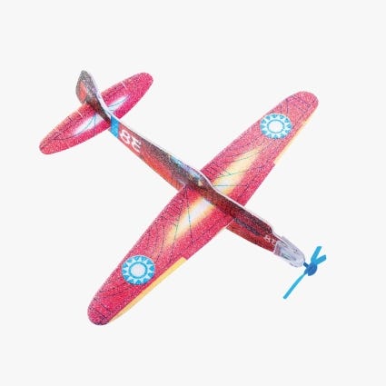 Avion en polystyrene Tomahawk Les Petites Merveilles Moulin Roty