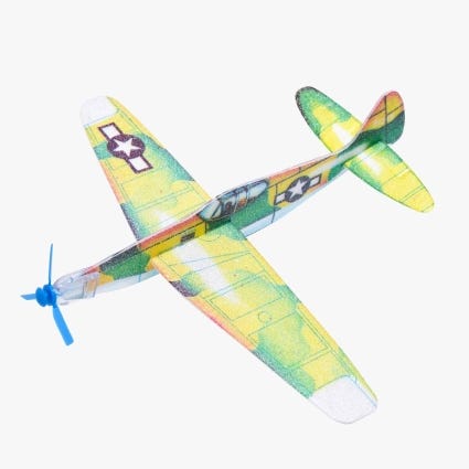 Avion en polystyrene Air Cobra Les Petites Merveilles Moulin Roty