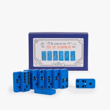 Jeu de dominos Au coin du feu Moulin Roty