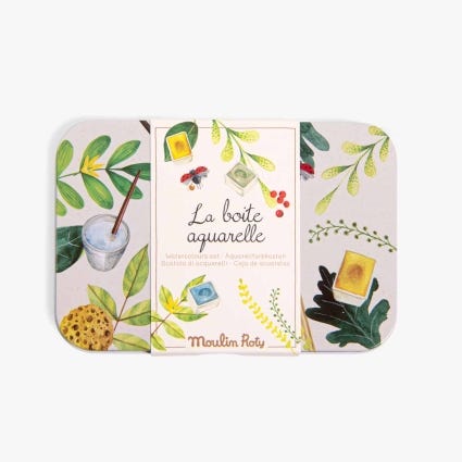 La boite aquarelle Le jardin du Moulin Moulin Roty