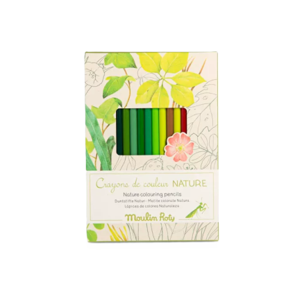 12 crayons de couleur + cartes