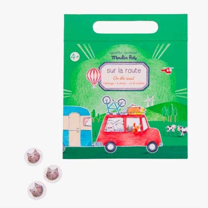 Jeu Sur la route magnetique Aujourd'hui c'est mercredi Moulin Roty