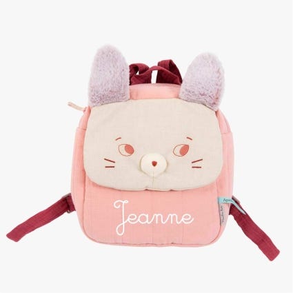 Sac à dos à broder souris