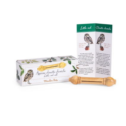 Appeau en bois chouette cheveche Le Jardin du Moulin