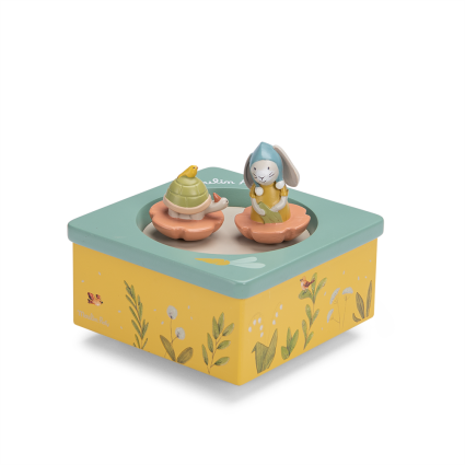 Boite a musique Trois petits lapins Moulin Roty