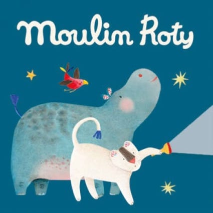 Boite de 3 disques pour lampe a histoires Les Papoum Moulin Roty