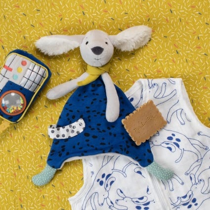 Doudou Pilou bleu