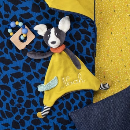 Doudou Puce jaune