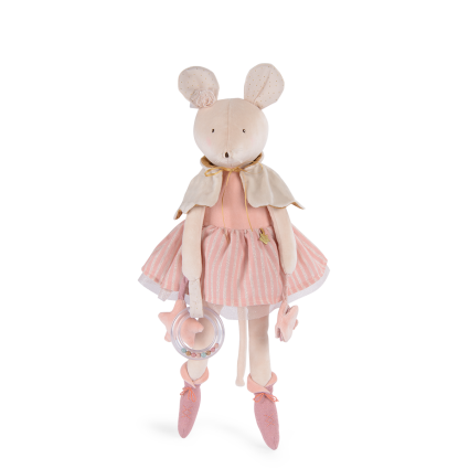 Grande peluche d'activites Souris La petite ecole de danse