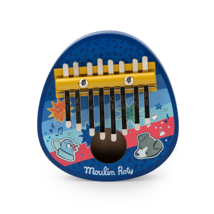 Instrument de musique Kalimba Puce  Pilou Moulin Roty