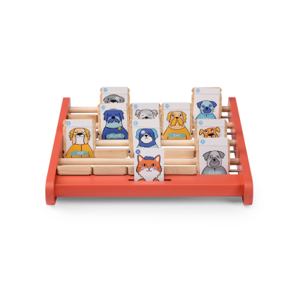 Jeu de societe en bois Qui estu Les Loufoques Moulin Roty