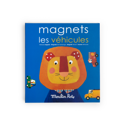 Jeu magnetique Les vehicules Les Popipop Moulin Roty