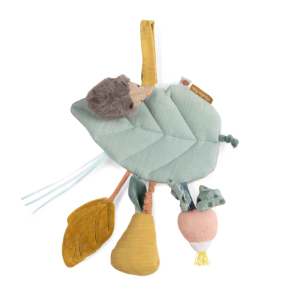 Jouet d'activites a suspendre Feuille Trois petits lapins Moulin Roty