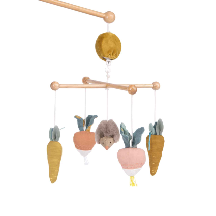 Mobile musical croisillon Trois petits lapins Moulin Roty