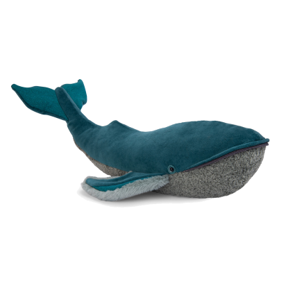 Peluche Grande baleine a bosse Tout autour du monde Moulin Roty