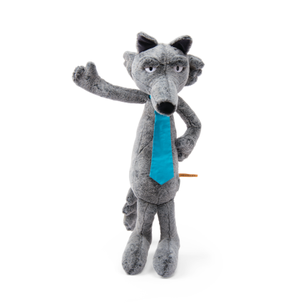 Peluche Loup geant Ecole des loisirs Moulin Roty