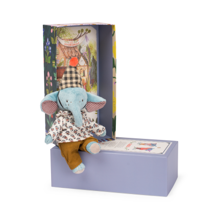 Petite peluche Pablo l'elephant Les Minouchkas Moulin Roty
