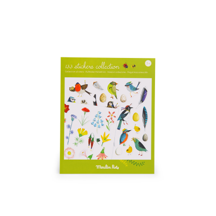 Pochette stickers Le botaniste Le Jardin du Moulin