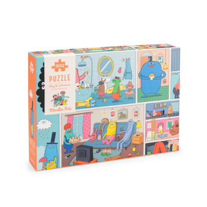 Puzzle Chez les Schmouks 500 pcs