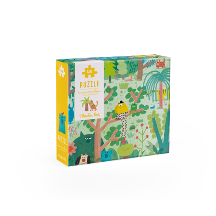 Puzzle La terre merveilleuse 48 pcs Les Schmouks Moulin Roty