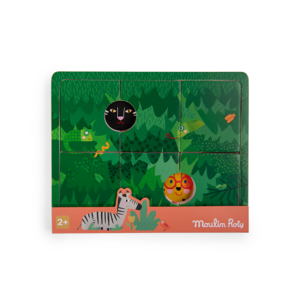 Puzzle en bois a 3 etages Les Toupitis Moulin Roty