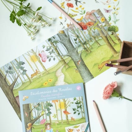 Decalcomanies Les Rosalies Moulin Roty