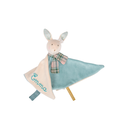 Doudou lapin bleu La petite ecole de danse