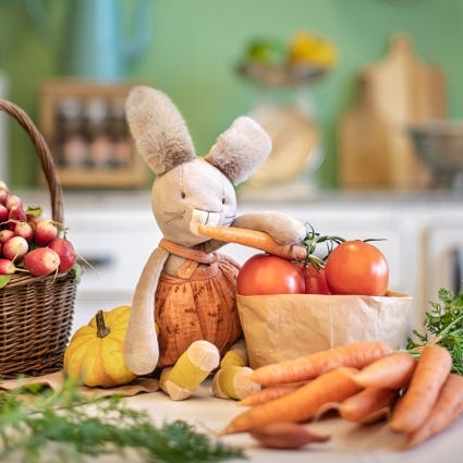 Peluche Lapin argile