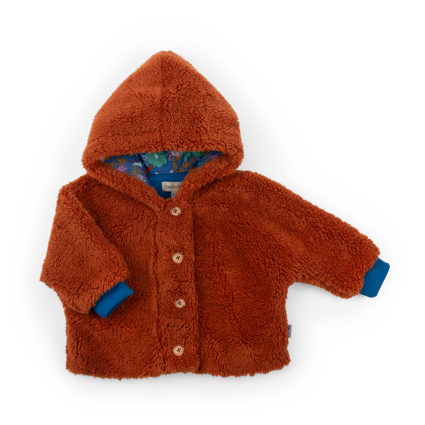Manteau à capuche fourrure Moulin Roty
