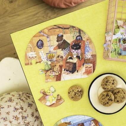 4 puzzles Une belle journée (4x12 pièces)
