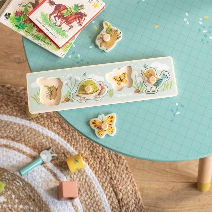 Puzzle encastrable 4 animaux