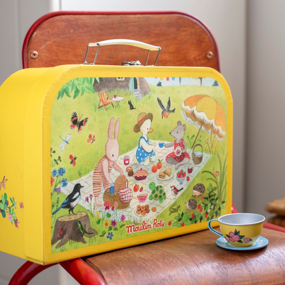 Valise dînette thé métal - Les parisiennes - Louve by Galbo