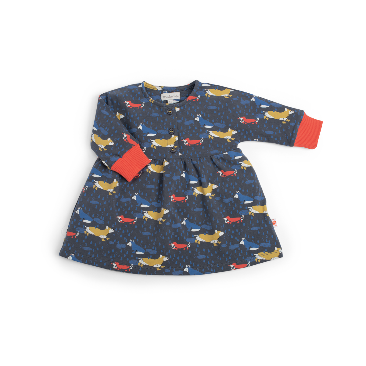 Robe en jersey imprimé chien - Kloé