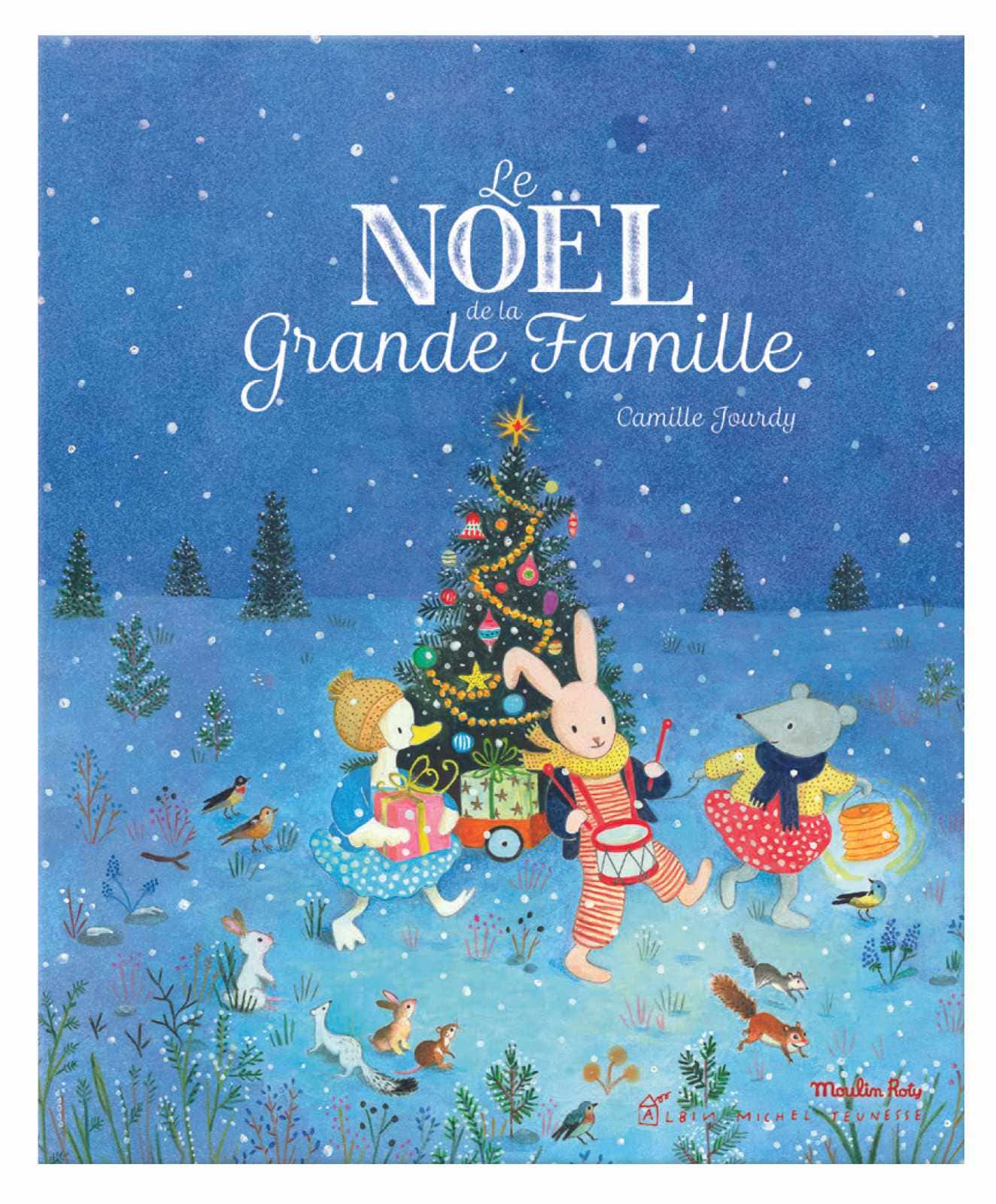 Livre de Noël La grande famille de Moulin Roty