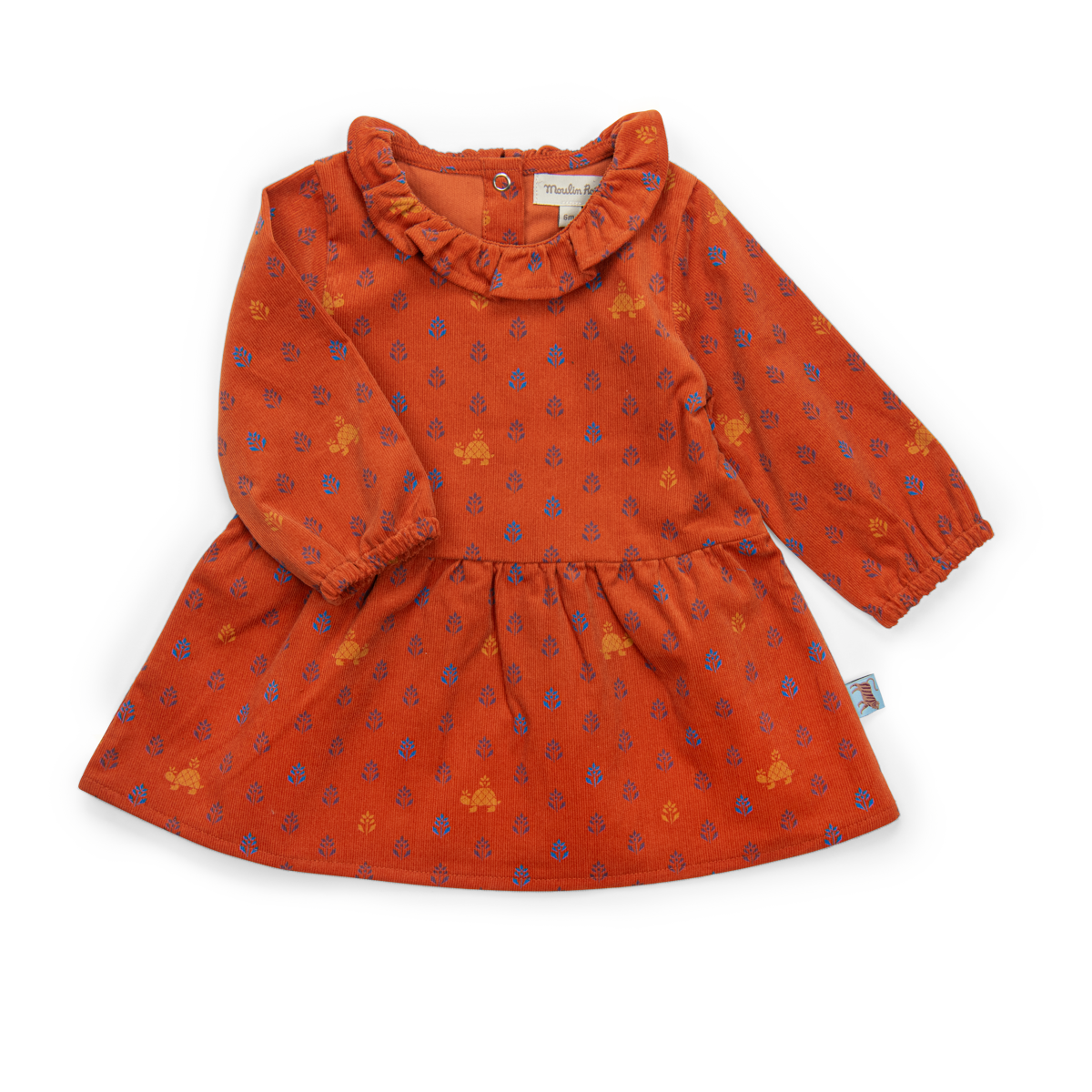 Robe en velours Moulin Roty