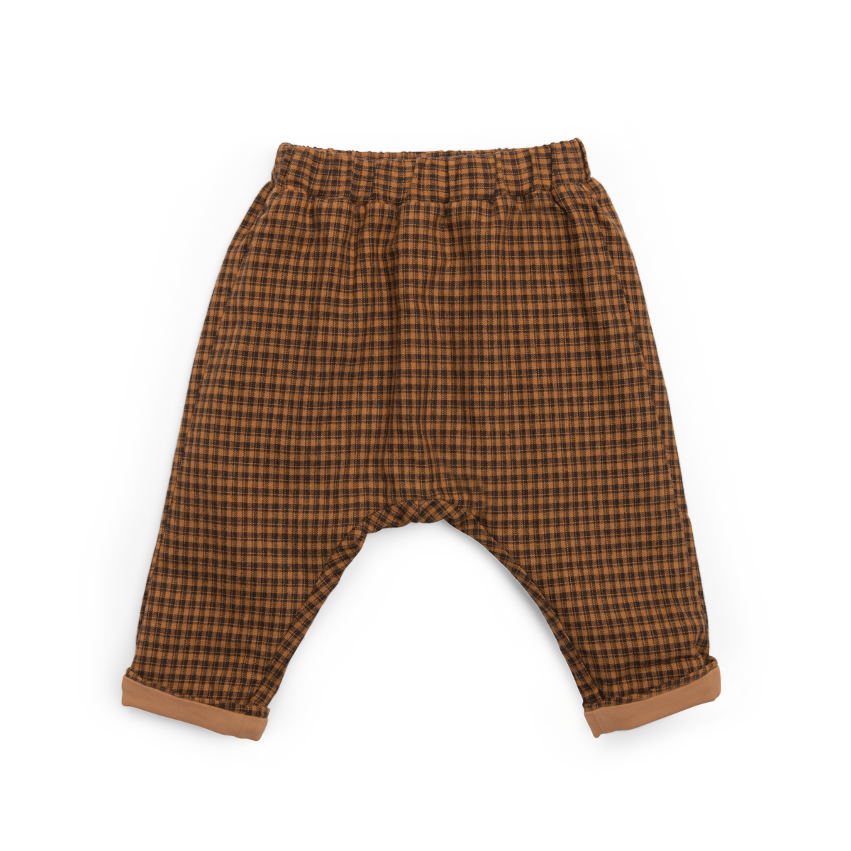 Sarouel tissu carreaux doublure jersey - Marceau