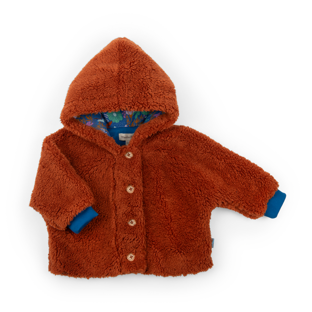 Manteau à capuche fourrure Moulin Roty