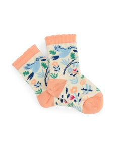 NADINE Chaussettes 0/6m fleurs Jungle