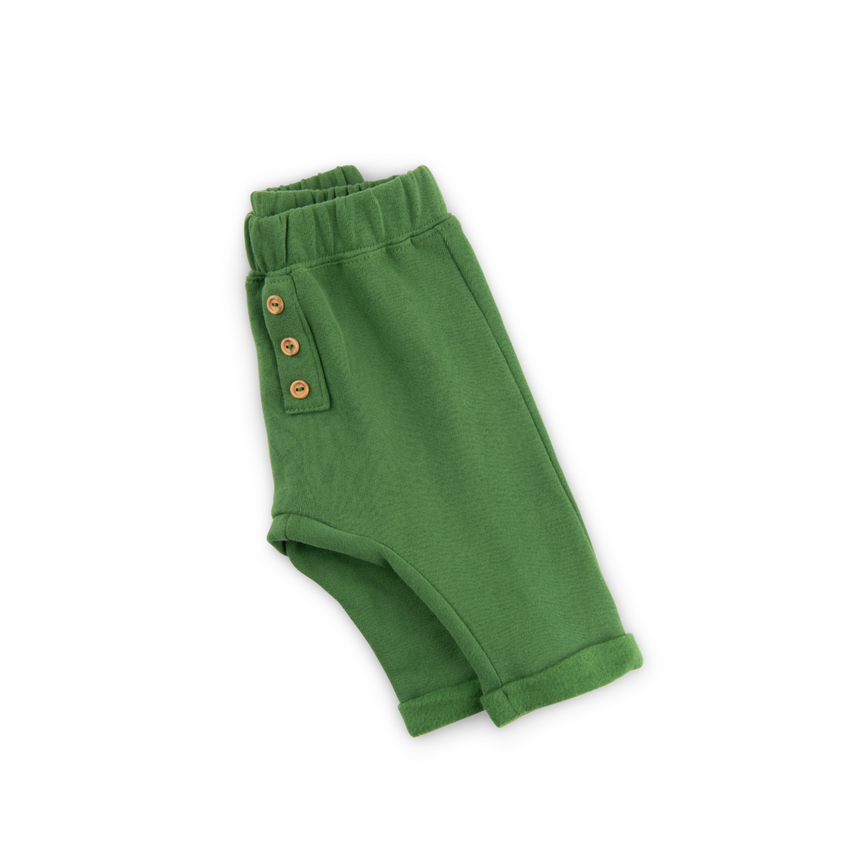 OCTAVE Sarouel 24m molleton effet carbone gratté vert