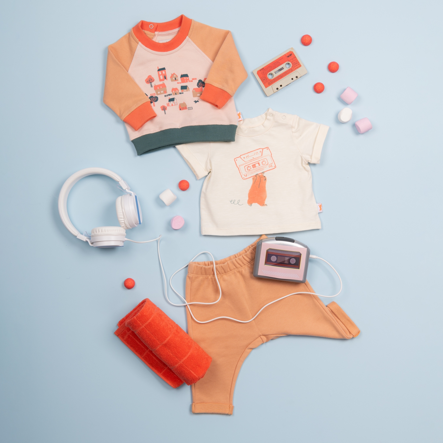Sweat-shirt molleton multicolore - Lizou