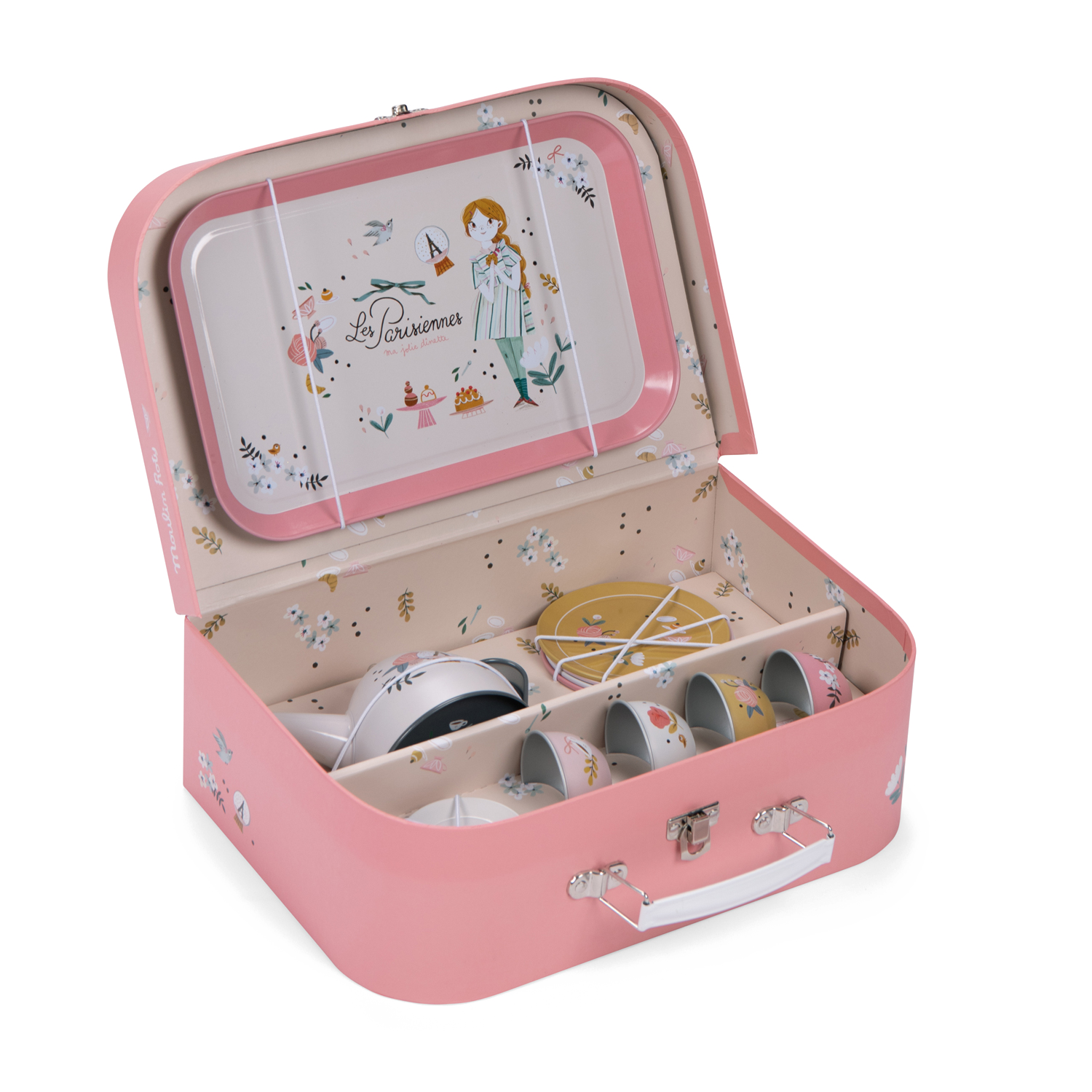 Valise dînette thé métal